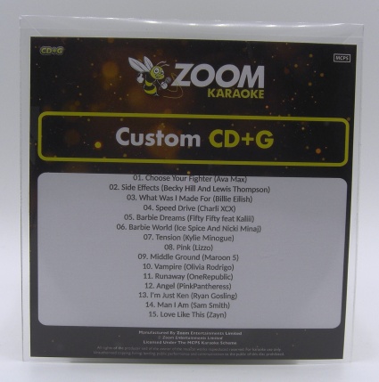 Zoom Pop Chart Picks 2023 (Part 4) [Custom CD+G]