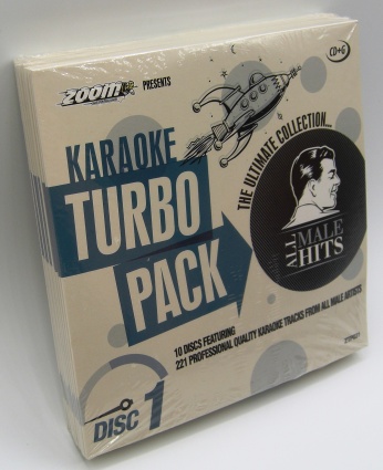 Zoom Karaoke - All Male Turbo Pack - 10 CD+G Set