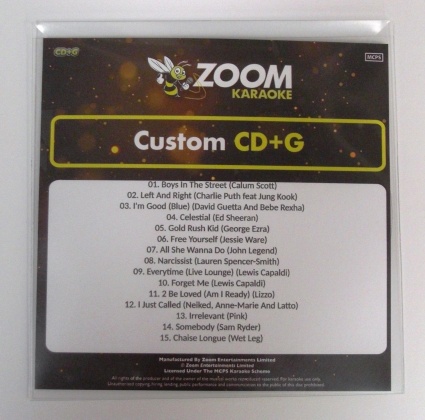 Zoom Pop Chart Picks 2022 (Part 4) [Custom CD+G]