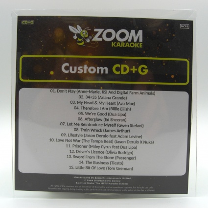 Zoom Pop Chart Picks 2021 (Part 1) [Custom CD+G]