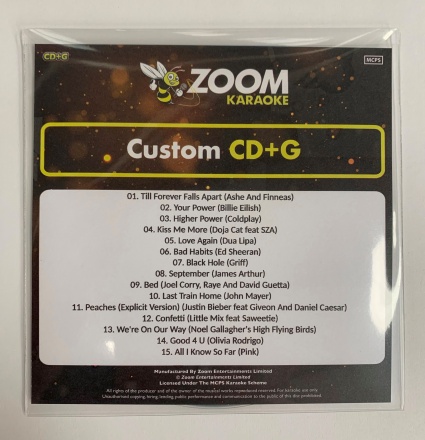 Zoom Pop Chart Picks 2021 (Part 3) [Custom CD+G]