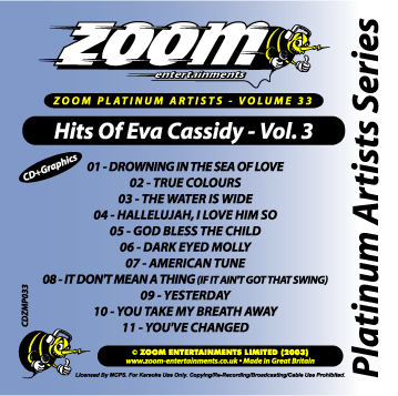 Zoom Platinum Artists - Volume 33 (Eva Cassidy Vol.3)