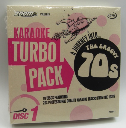 Zoom Karaoke - 70s Turbo Pack - 10 CD+G Set
