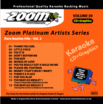 Zoom Platinum Artists - Volume 39 (Rare Beatles Vol.2)