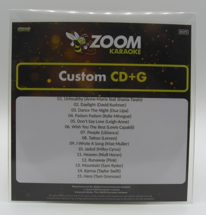 Zoom Pop Chart Picks 2023 (Part 3) [Custom CD+G]
