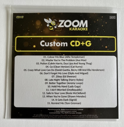 Zoom Pop Chart Picks 2022 (Part 3) [Custom CD+G]