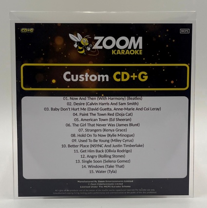 Zoom Pop Chart Picks 2023 (Part 5) [Custom CD+G]