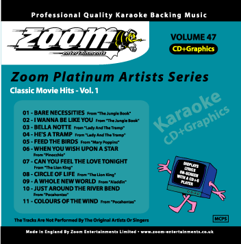 Zoom Platinum Artists - Volume 47 (Classic Movie Hits)