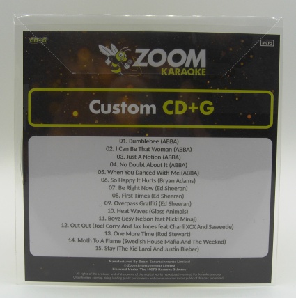 Zoom Pop Chart Picks 2021 (Part 6) [Custom CD+G]