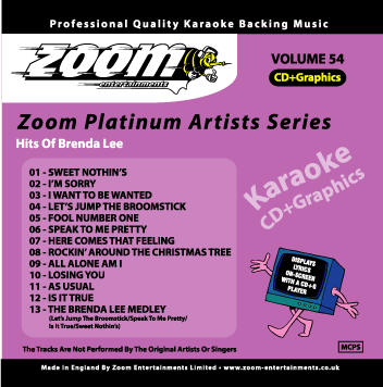 Zoom Platinum Artists - Volume 54 (Brenda Lee)
