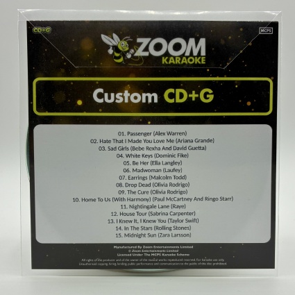 Zoom Pop Chart Picks 2026 (Part 3) [Custom CD+G]