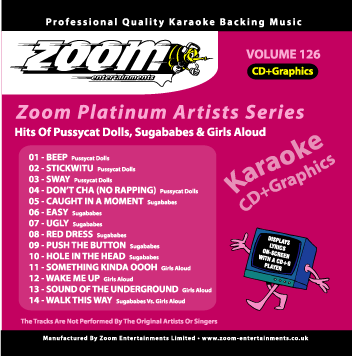 Zoom Platinum Artists - Volume 126 (Pussycat Dolls, Sugababes & Girls Aloud)