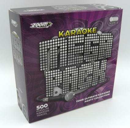 Zoom Mega Pack - 500 Popular Karaoke Songs on 26 CD+G Discs