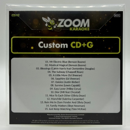 Zoom Pop Chart Picks 2025 (Part 3) [Custom CD+G]